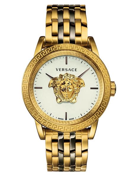 versace gold watch for men|versace watch unisex.